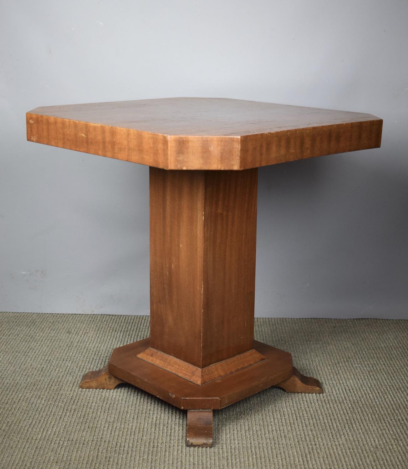 Art Deco Walnut Occasional Table