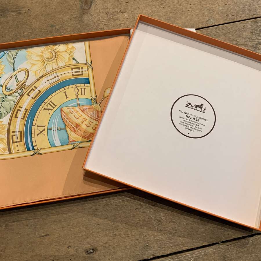 Vintage Hermes Scarf, Limited Edition for Vacheron Constantin