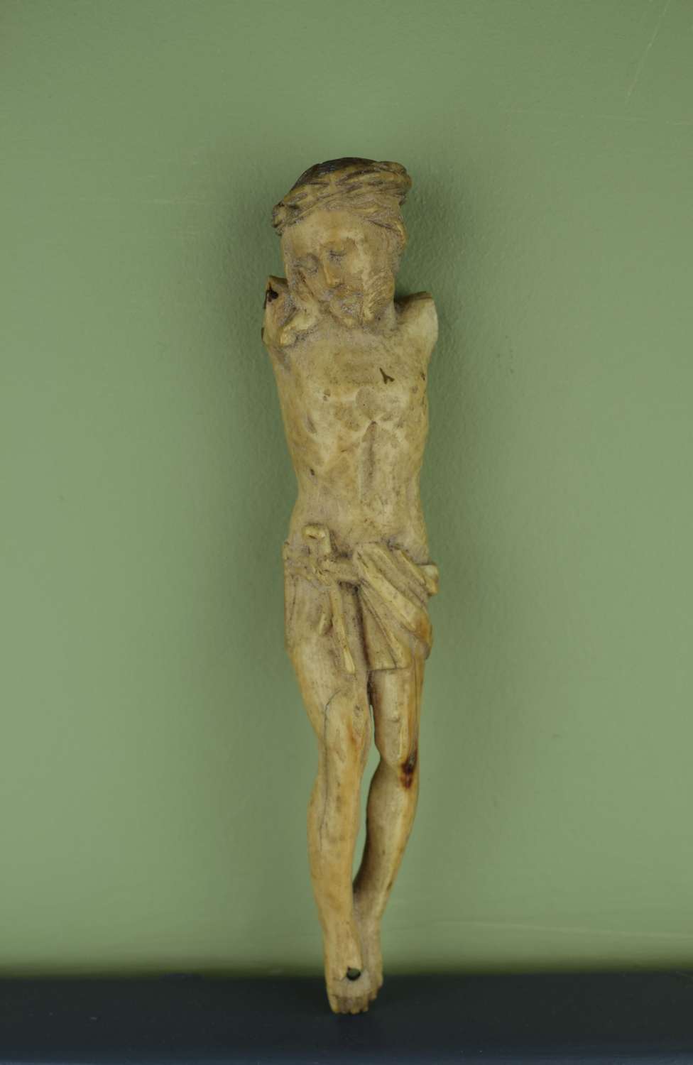 16th/17th Century Carved Ivory Corpus Christi