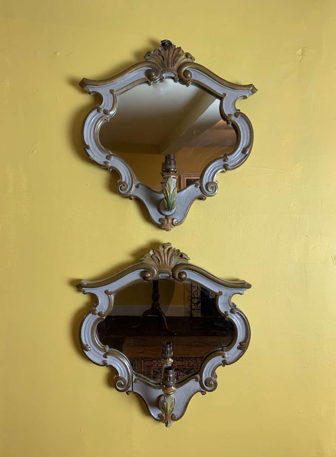 Pair of Girandole Wall Mirrors