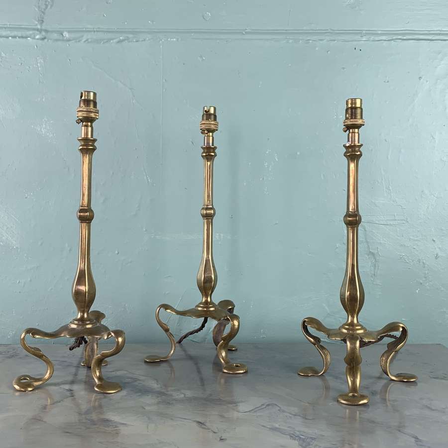 Brass Pullman Style Lamps