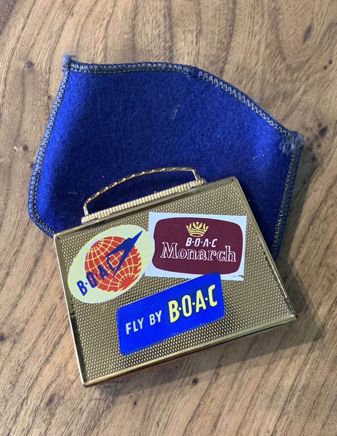 Vintage 1950's ASB Mascot Compact for BOAC Airlines