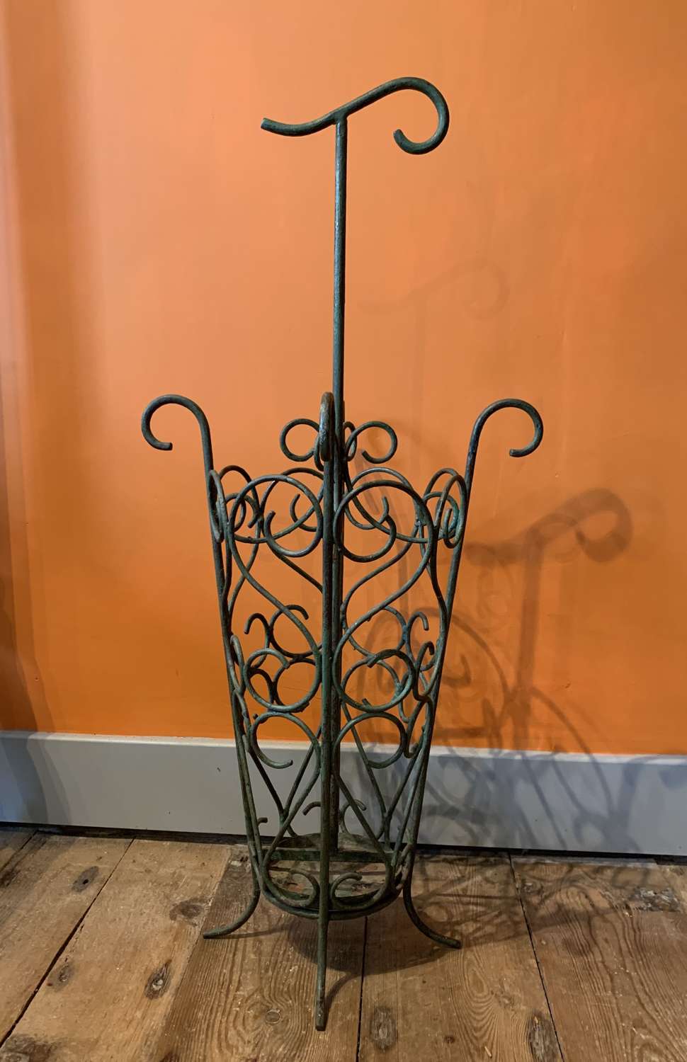 French Wrought Iron Umbrella Stand