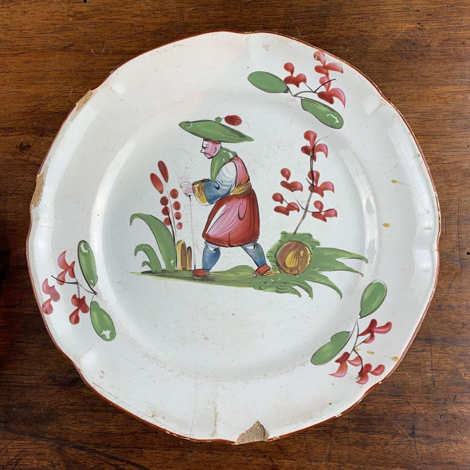 19th Century French Faience Plate