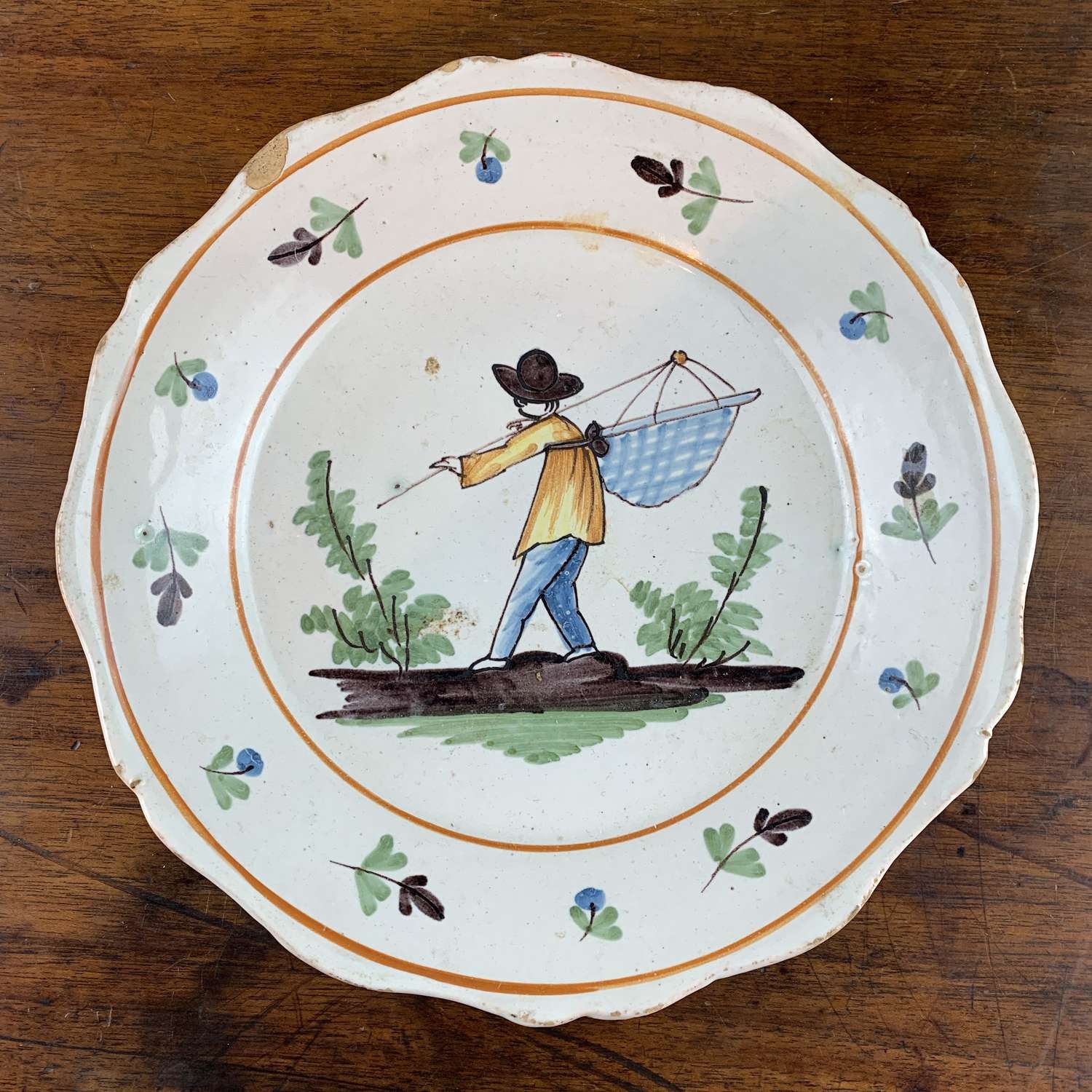 19th Century French Faience Plate
