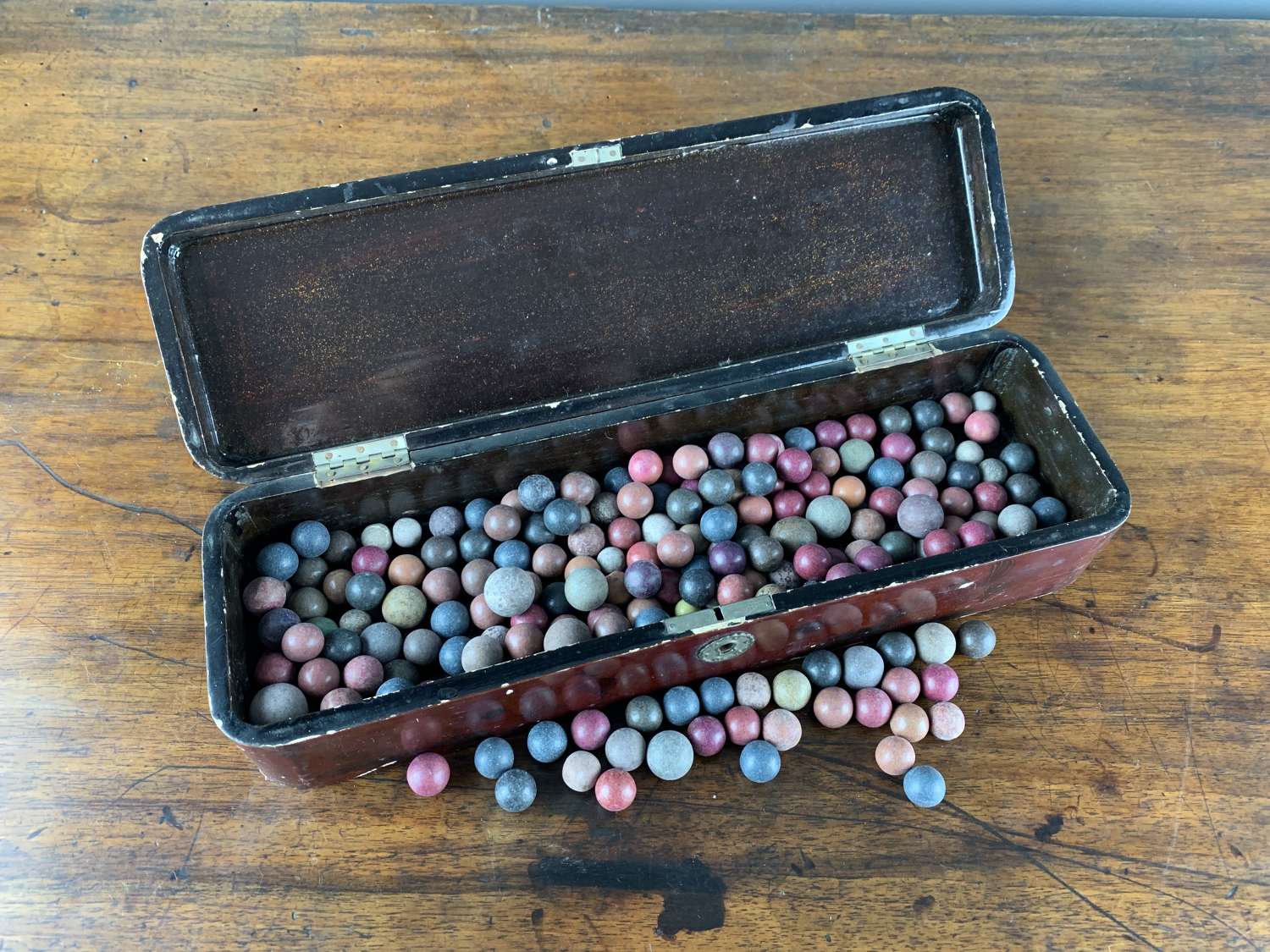 A Quantity of Victorian Pottery Marbles