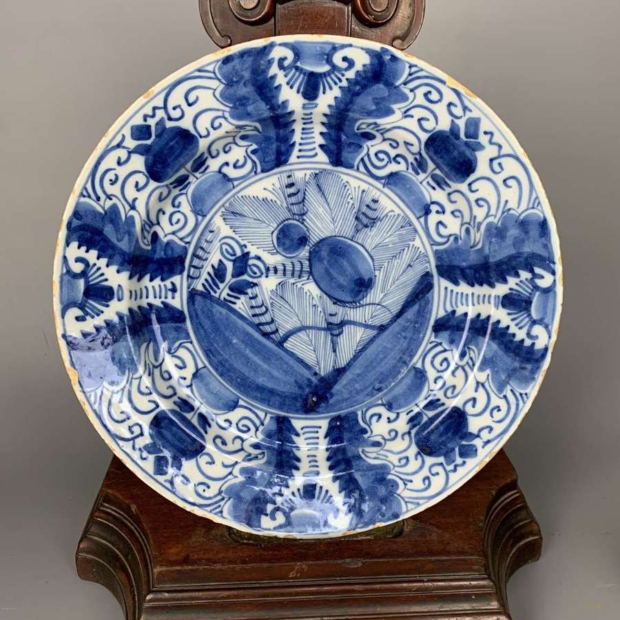18th Century Delft Blue & White Charger