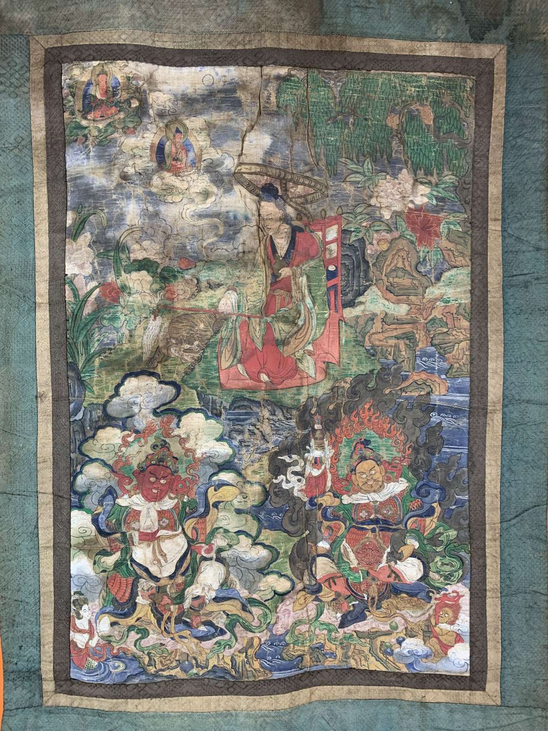 Qing Dynasty Thangka of Dharmatala