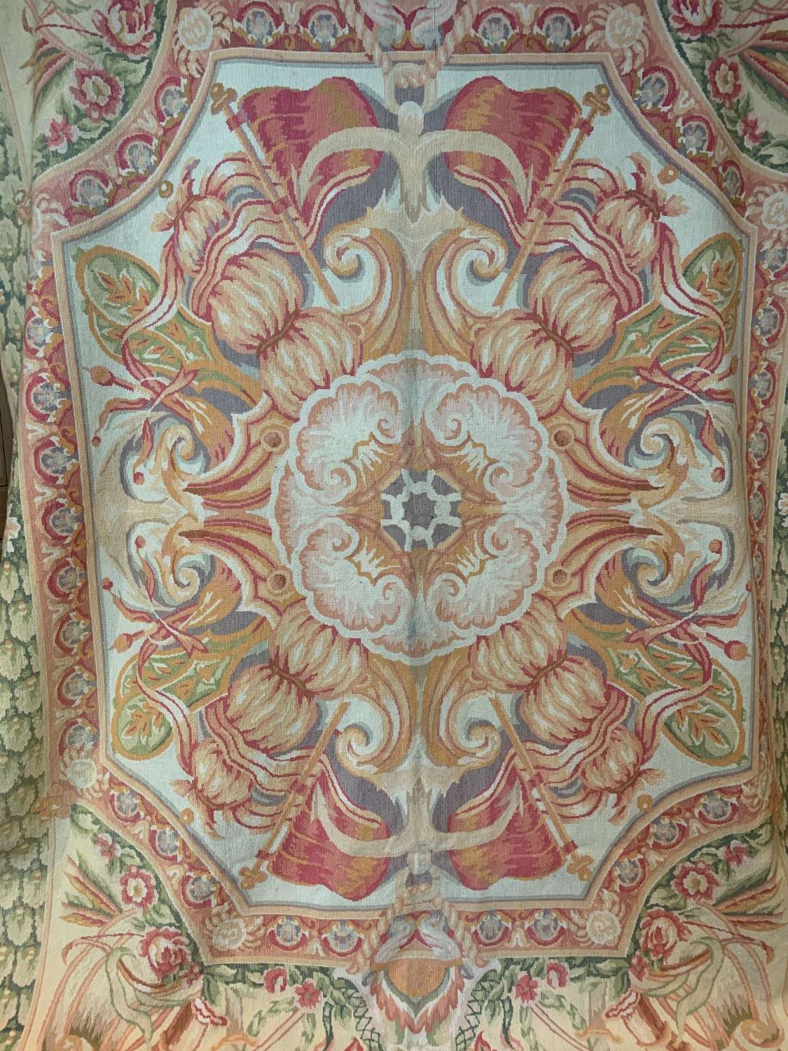 Large Aubusson Style Tapestry Rug / Wall Hanging