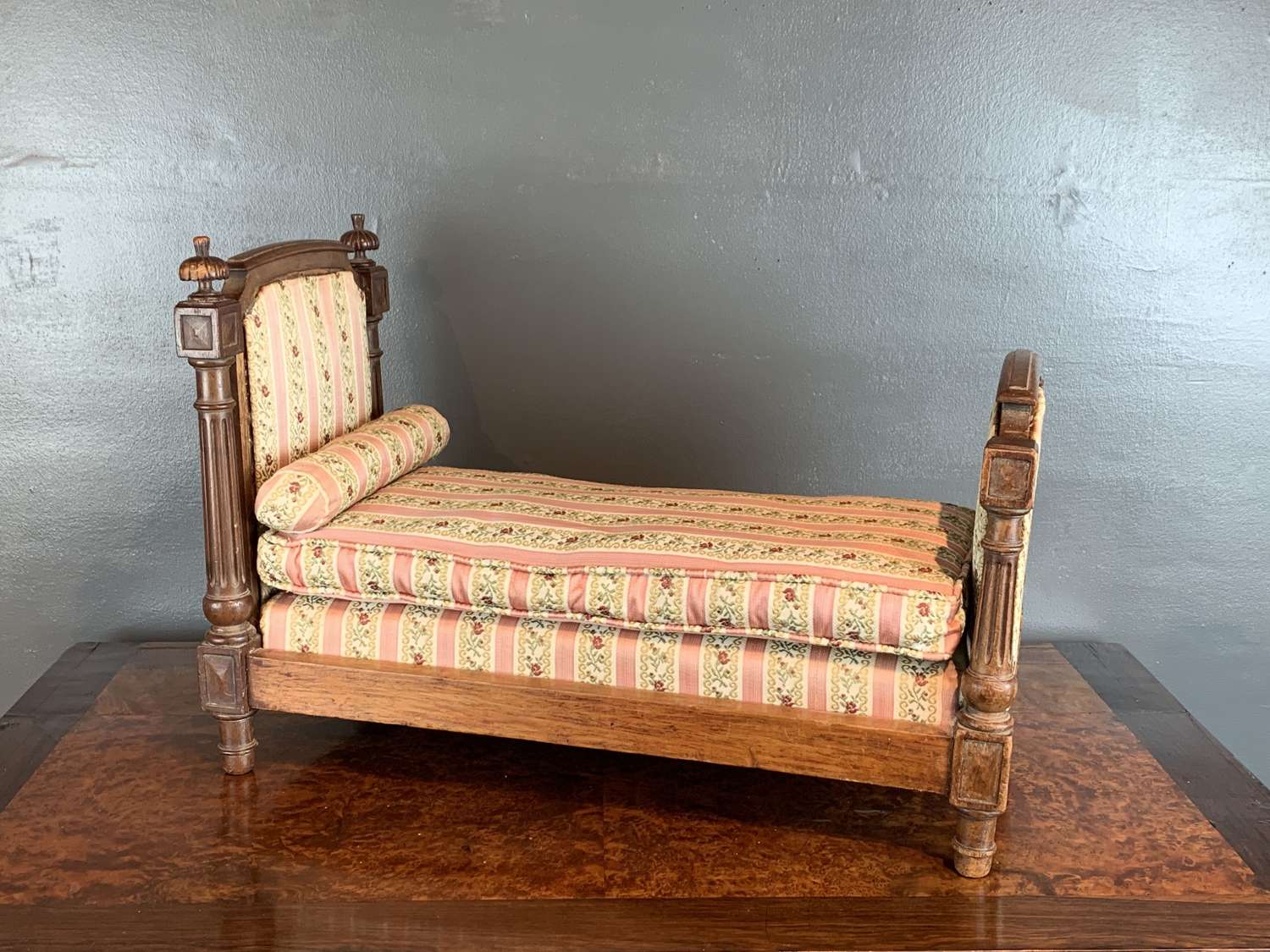 Antique French Louis XVI Style Doll's Bed