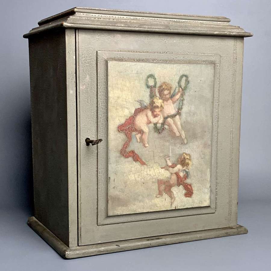 Painted Table Top Cabinet