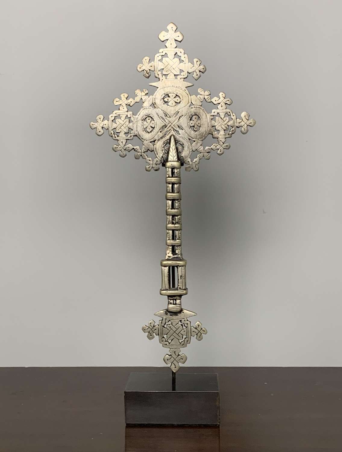 Eithiopian Coptic Silver Plated Crucifix