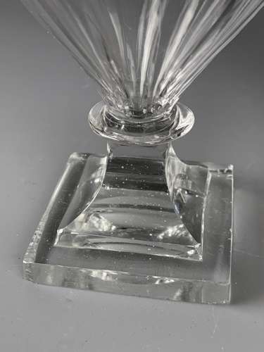 Regency Panel Cut Rummer Upon Pedestal Base