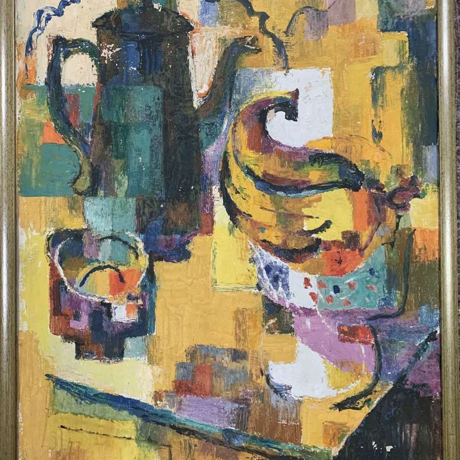 Margaret Boyd, Cubist Still Life, Oil on Canvas