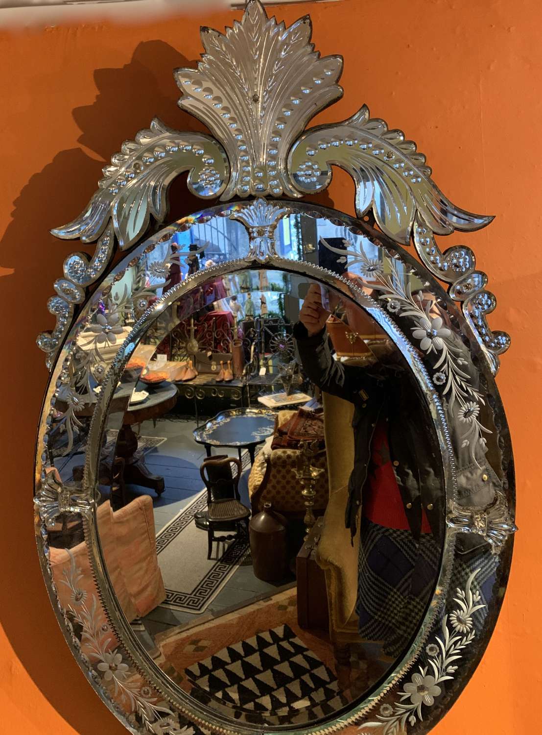 Antique Venetian Wall Mirror