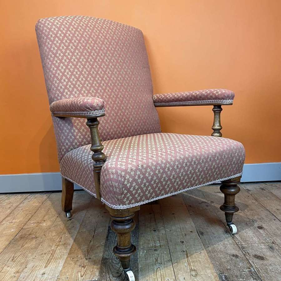Victorian Library Armchair