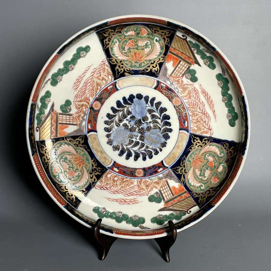 Japanese Imari Meiji Period Shallow Bowl