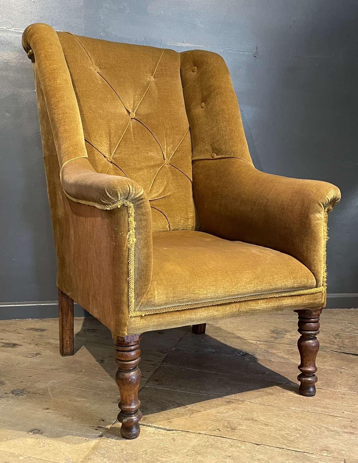 Victorian Wingback Armchair