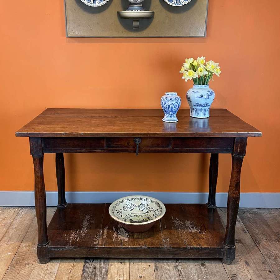 18th Century Provincial French Fruitwood Serving Table