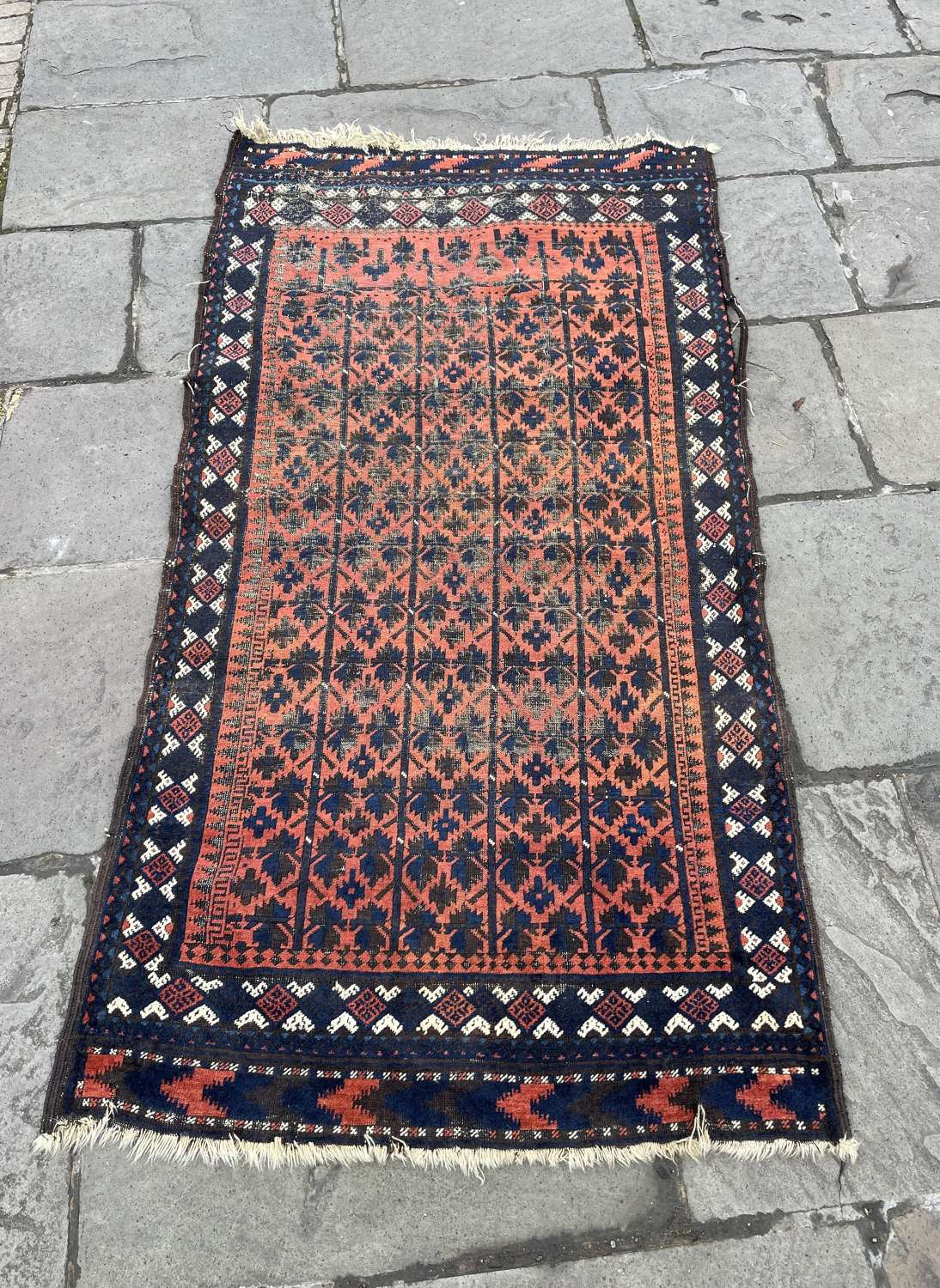 Antique Turkoman Baluch Rug