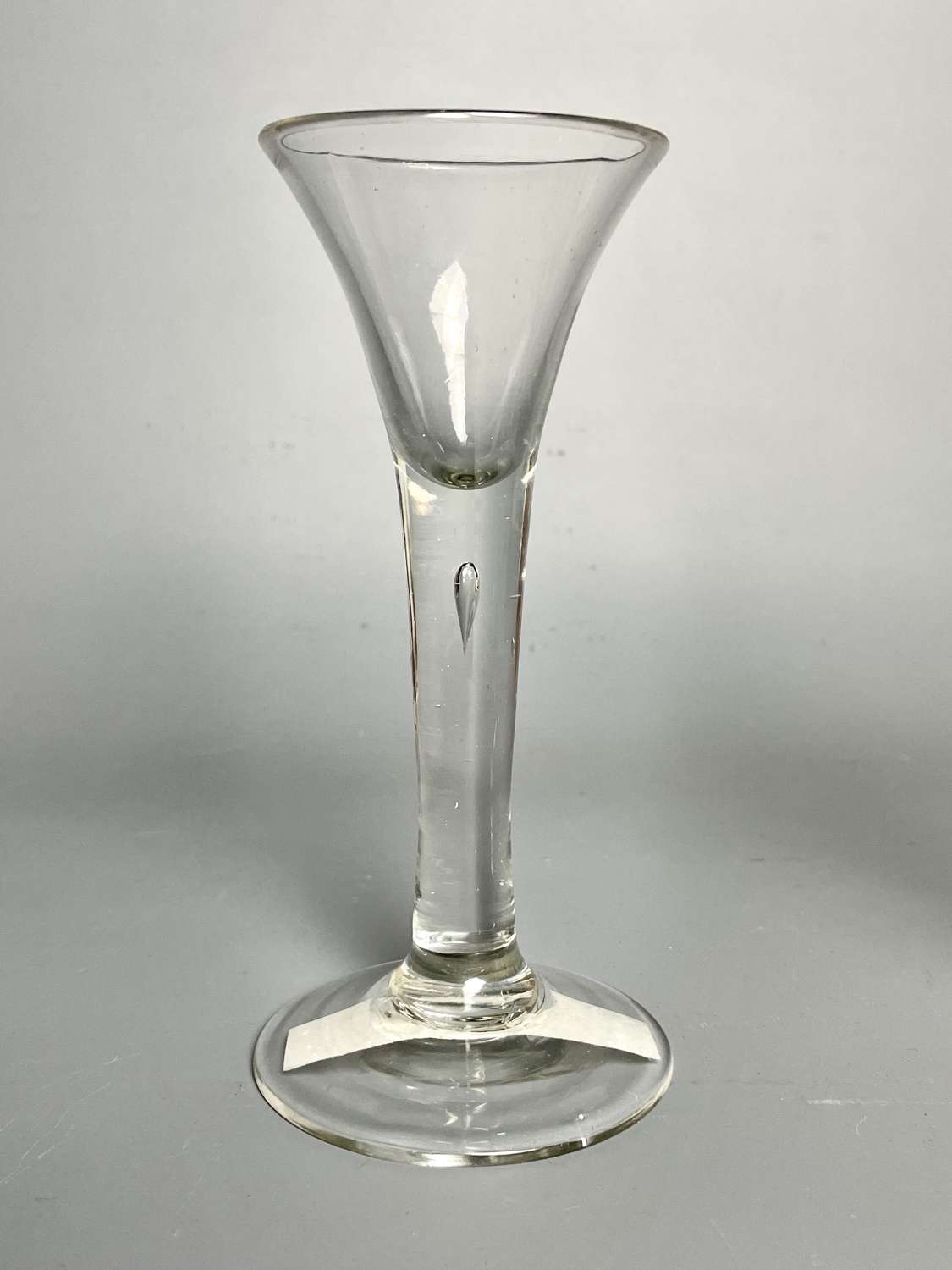 Georgian Trumpet Bowl Wine Glass