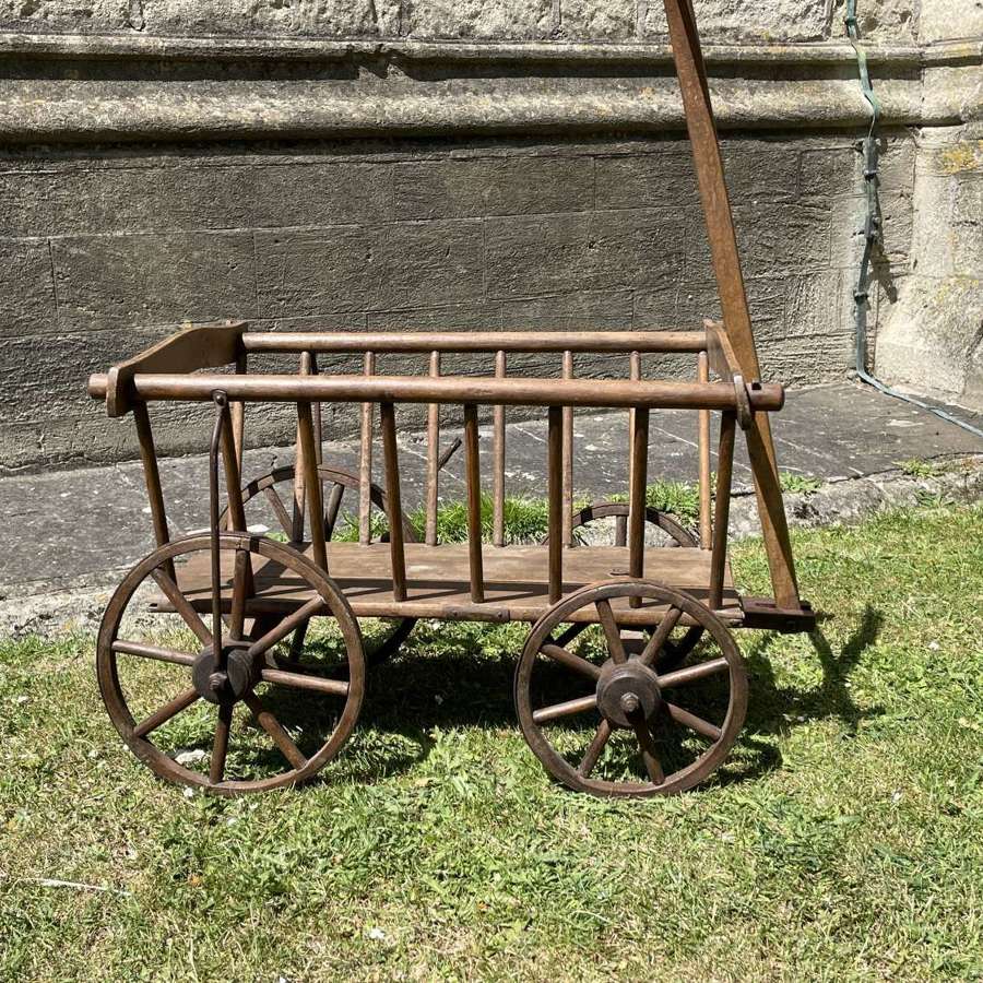 Antique European 19th Century Dog Cart