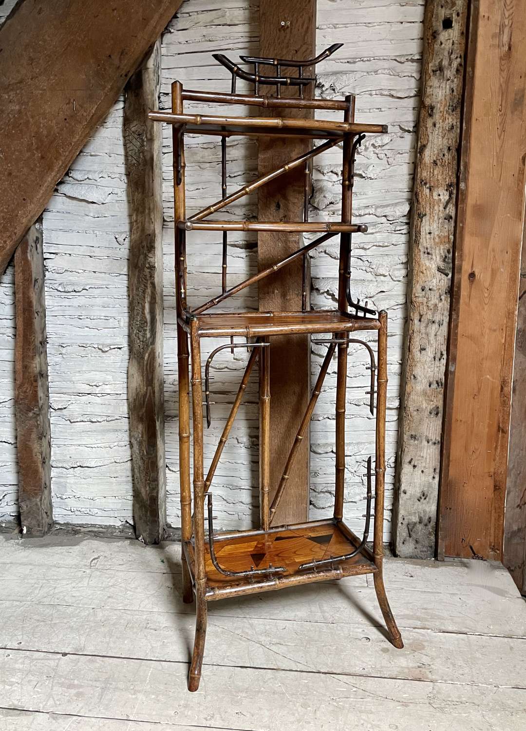 Victorian Aesthetic Bamboo Plant Stand