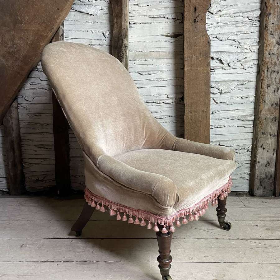 Victorian Spoon Back Occasional Chair