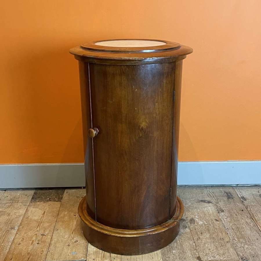 Victorian Mahogany Cylindrical Pot Cupboard