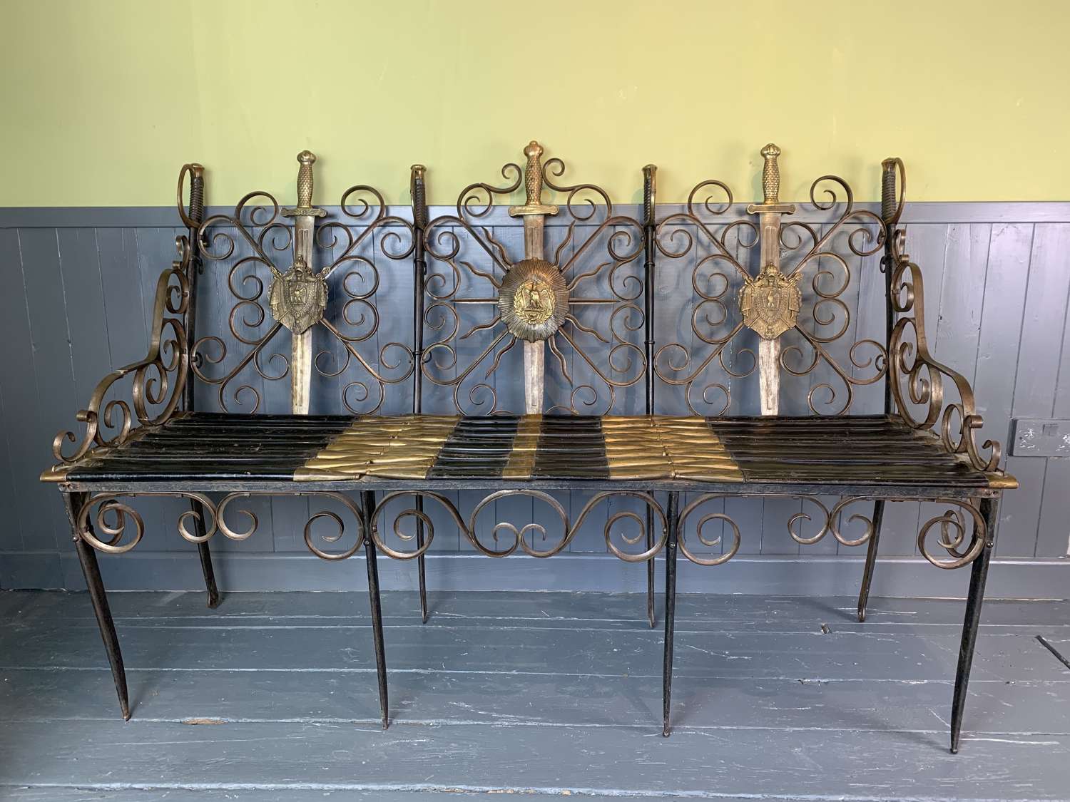 Bench Constructed from French Napoleonic Armoury