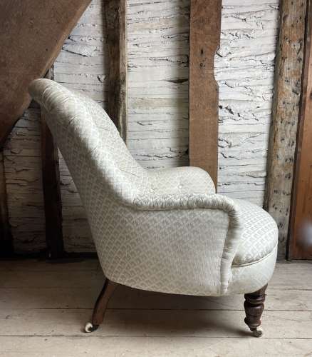 Victorian Button Back Armchair
