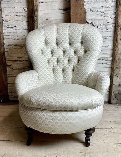 Victorian Button Back Armchair