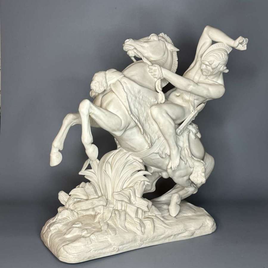 Minton Parian Figure of Theseus modelled by A. Carrier-Belleuse