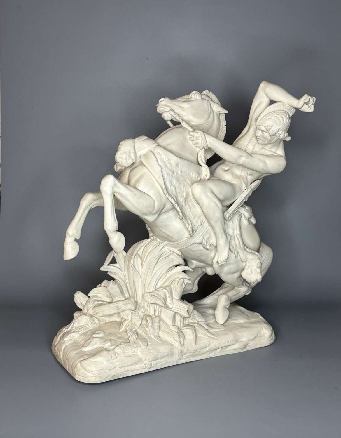 Minton Parian Figure of Theseus modelled by A. Carrier-Belleuse