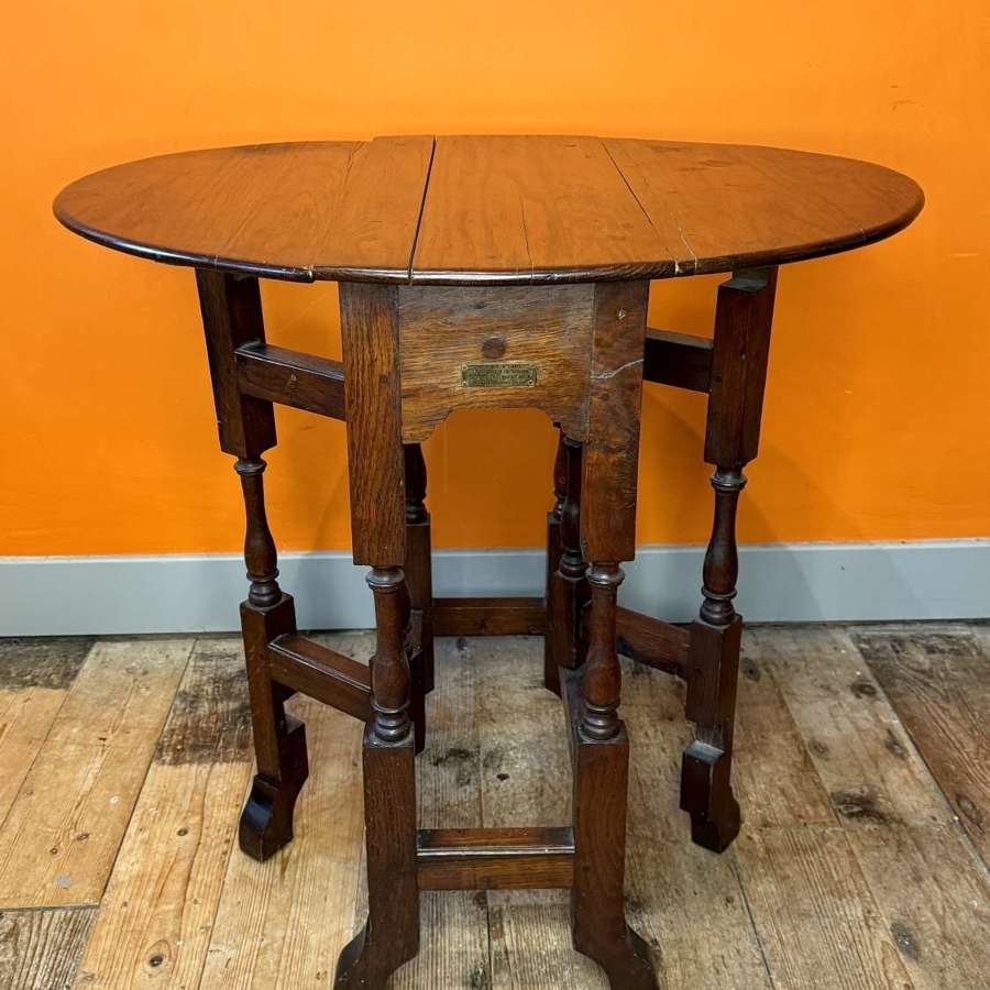 Gateleg Table made from Timber from H.M Queen Victoria's Yacht Osborne