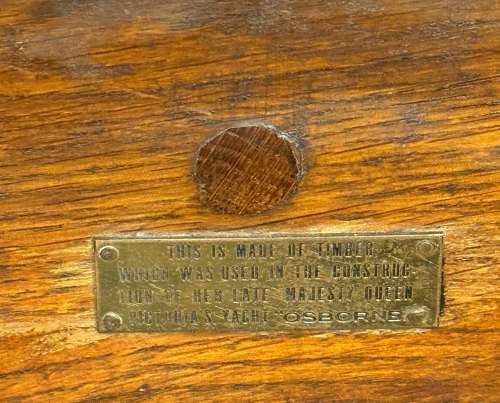 Gateleg Table made from Timber from H.M Queen Victoria's Yacht Osborne
