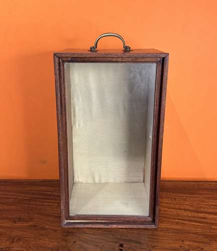 Japanese Mahogany Glass Fronted Display Case