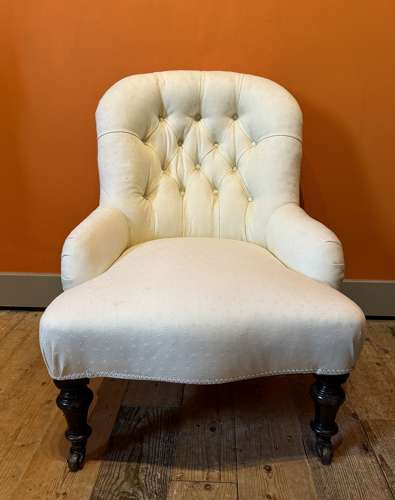Victorian Button Back Armchair