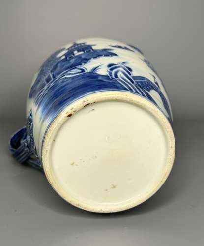 Large Chinese Export Blue & White Jug circa 1800