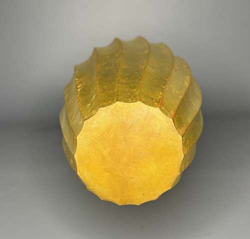 Alex Brogden Gilded Copper Cacoon Vase