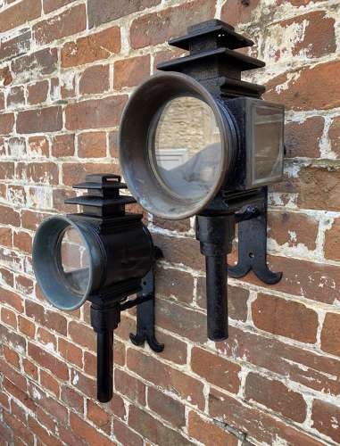 Pair of 19th Century Coaching Lanterns