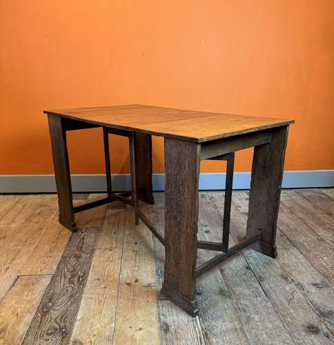 Cotswolds School Metamorphic Oak Table attributed to Fred F. Foster