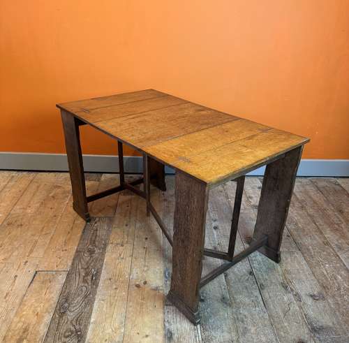 Cotswolds School Metamorphic Oak Table attributed to Fred F. Foster