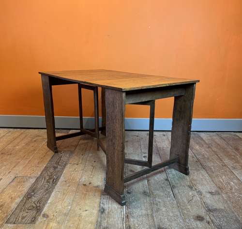 Cotswolds School Metamorphic Oak Table attributed to Fred F. Foster