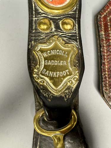 Two Victorian Scottish Horse Brasses / Martingales