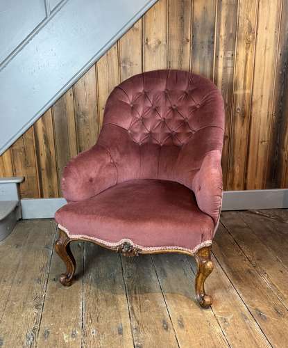 Victorian Button Back Armchair