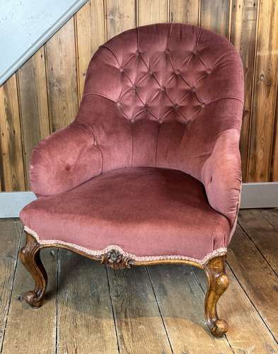 Victorian Button Back Armchair