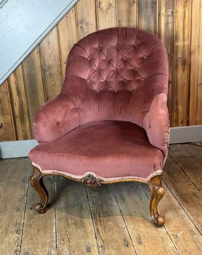 Victorian Button Back Armchair