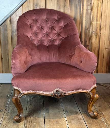 Victorian Button Back Armchair