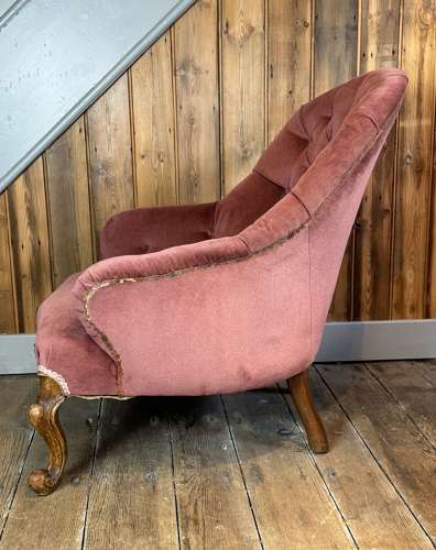 Victorian Button Back Armchair
